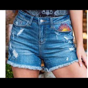 Judy Blue High Rise denim shorts